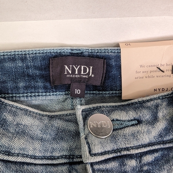 NYDJ Wide Leg Pedal Pusher Jeans .. Size 10 - Picture 9 of 11